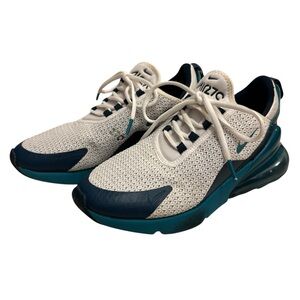 Nike Air Max 270 White Spirit Teal Nightshade AQ9164-102 Shoes Size 7.5